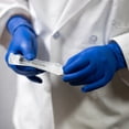 thumbnail image 4 of GLOVEWORKS HD Latex, Powder Free, Medical Disposable Gloves, Medium, Blue, 500/Case, 4 of 8