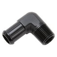 thumbnail image 2 of Edelbrock Hose End 90-Deg 1/2In NPT to 1/2In Barb Black Anodize, 2 of 4