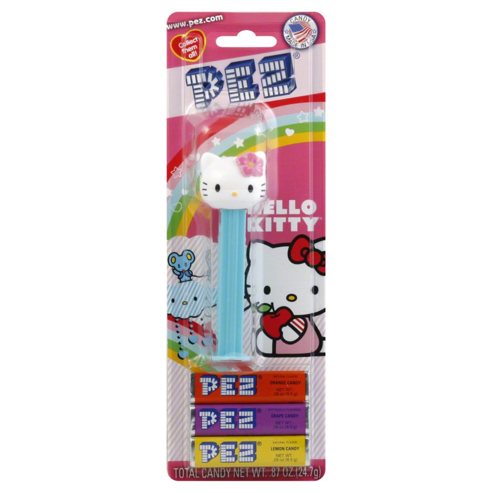 PEZ Hello Kitty Candy & Dispensers Best By 11/16/2025 For ages 3+