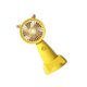thumbnail image 1 of Monstrate USB eléctrico Mini ventilador Ventiladores de mano Base silenciosa de escritorio Refrigeración de verano para oficina Hogar Electrodomésticos Amarillo, 1 of 6