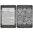 thumbnail image 2 of MightySkins Carbon Fiber Skin for Amazon Kindle Paperwhite 2018 (Waterproof Model) - Blue Petals | Protective, Durable Textured Carbon Fiber Finish | Easy to Apply, Remove| Made in The USA, 2 of 4