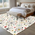 thumbnail image 4 of Large Area Rugs for Living Room Bedroom, Middle Century 8'x10' Rug Washable Carpet Runner Indoor Outdoor, Geometric Modern Abstract Vintage Non Slip Floor Mats Rug for Kitchen, Patio, 4 of 8
