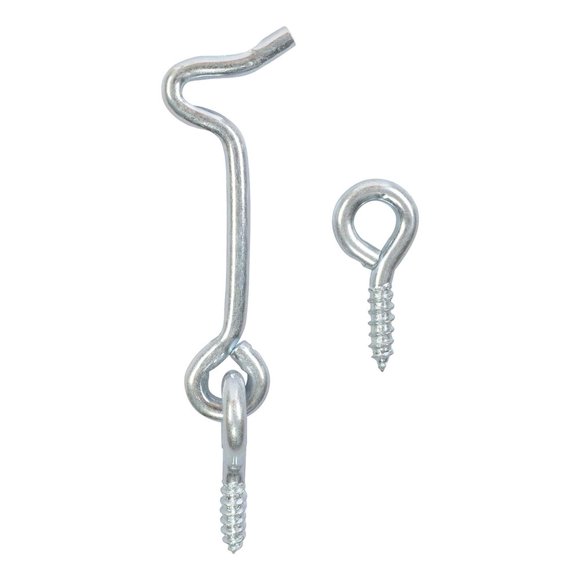 Gancho Y Armellas Para Portón Hillman Acero 2.5"