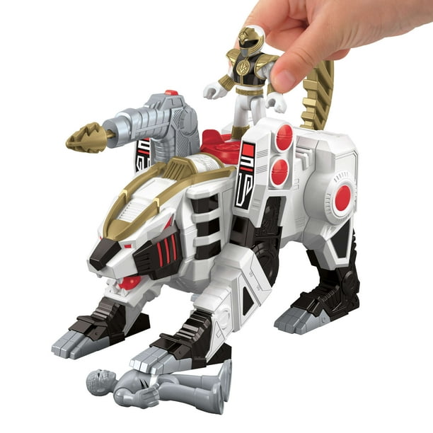 Imaginext Power Rangers White Ranger and Tiger Zord - Walmart