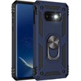 thumbnail image 6 of Compatible with Samsung Galaxy S10E Case Heavy Duty Armor Rugged Dual Layer Full Body Shockproof Screen Camera Protection Built-in Ring Kickstand S10e Phone Hard Back Cover for Men Black, 6 of 9