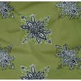 thumbnail image 4 of oneOone Organic Cotton Poplin Twill Fabric Floral Block Printed Fabric 1 Yard 42 Inch Wide, 4 of 4