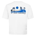 thumbnail image 3 of Men's Levelwear White St. Louis Cardinals  Luxe Signature Knit T-Shirt, 3 of 3