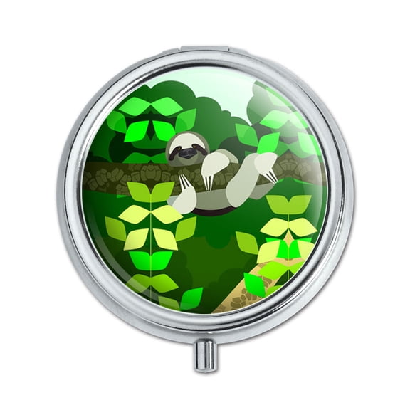 Geometric Sloth Pill Box