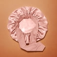 thumbnail image 2 of Capas Ducha Capó Con Banda Unión Ajustable para Mujeres (luz) Rosa, 2 of 6