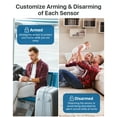 thumbnail image 3 of Loocam Wireless Home Security Alarm System 6 Pieces for House and Apartment, 1 Smart Hub, 2 Door & Window Sensors, 1 PIR Motion Sensor, 1 Water Leak Sensor, 1 Smart Button, 3 of 9