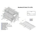 thumbnail image 7 of AFI Woodland Staircase Bunk Bed Twin over Full with Twin Trundle, White, 7 of 7