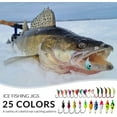thumbnail image 6 of THKFISH Ice Fishing Jigs Kit Ice Fishing Lures for Walleye Perch Jigs Heads for Ice Fishing Tackle Panfish Crappie Jigs 50PCS/31PCS, 6 of 7