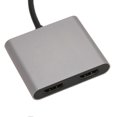 thumbnail image 3 of Adaptateur USB C vers double HD, station d'accueil USB C vers double HD, adaptateur MST multi-écrans HD 4K, 3 of 4