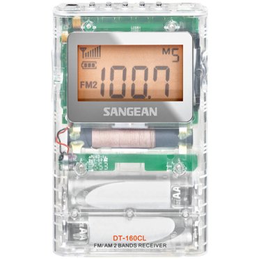 Clear AM/FM Table Top Radio - Walmart.com