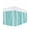 Green, variant on Aqua Striped Wrap Around Bed Skirts for King Bed 16" Drop,Bed Skirt with Adjustable Elastic Belt Dust Ruffle Bed Valance for Bedroom Hotel Luxurious White Stripes Modern Abstract Art Bed Frame Cover