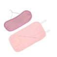 thumbnail image 3 of Paquete de 2 compresas de aceite de ricino, correa elástica ajustable, muy absorbente, lavable a máquina, menos desorden, de aceite para , Rosado Sunnimix paquete de aceite de ricino, 3 of 8