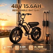 Electric Bike for Adults, 1500W Motor 40MPH, 20×4.0 Fat Tire Dual Suspension E-Mountain Bike, 5H Full Charge Up to 70 Miles, Hill Climbing Ebike for Snow Mountain Off-Road UL2849 Certified