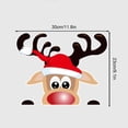 thumbnail image 4 of Riwesomey Adhesivo para ventana de coche con forma de Animal, autoadhesivo portátil, lateral, trasero, decorativo, Navidad, automóvil, accesorios de Ventana automotriz Riwesomey VI017199-00B, 4 of 6