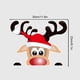 thumbnail image 5 of sweethay Adhesivo para ventana de coche con forma de Animal, autoadhesivo portátil, lateral trasero, Navidad, decoración automotriz, Ventana automotriz, 5 of 6