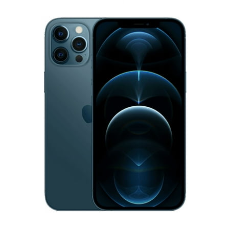 Restored Apple iPhone 12 Pro Max, 256 GB, Pacific Blue Fully Unlocked GSM and CDMA compatible (Refurbished)