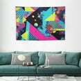 thumbnail image 2 of COMIO  Tapestry Fantasy Wall Hanging 80S 90S Memphis Geometric, Poster Tapestries for Bedroom Aesthetic, 2 of 7