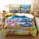thumbnail image 5 of Disney-Juego de funda nórdica de Lilo & Stitch, funda de almohada de dibujos animados en 3d, juego de cama individual, doble, doble, completa, tamaño Queen y King, decoración de dormitorio, 5 of 5
