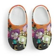 thumbnail image 3 of Dib Invader Zim Gaz Gir Kid's Cotton Slippers Winter Warm Soft Plush Slippers with Rubber Sole Non-Slip Indoor Outdoor Slip on Shoes Fluffy House Slippers For Boys Girls Teen, 3 of 8