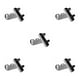 thumbnail image 3 of Reposabrazos de silla blanda Riwesomey ajustable extraíble para oficina color Negro, 3 of 6