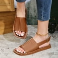 thumbnail image 6 of Bxsruta Structured Open-Toe Slides with Ergonomic Footbed, Supportive Summer Walking Sandals, 6 of 8