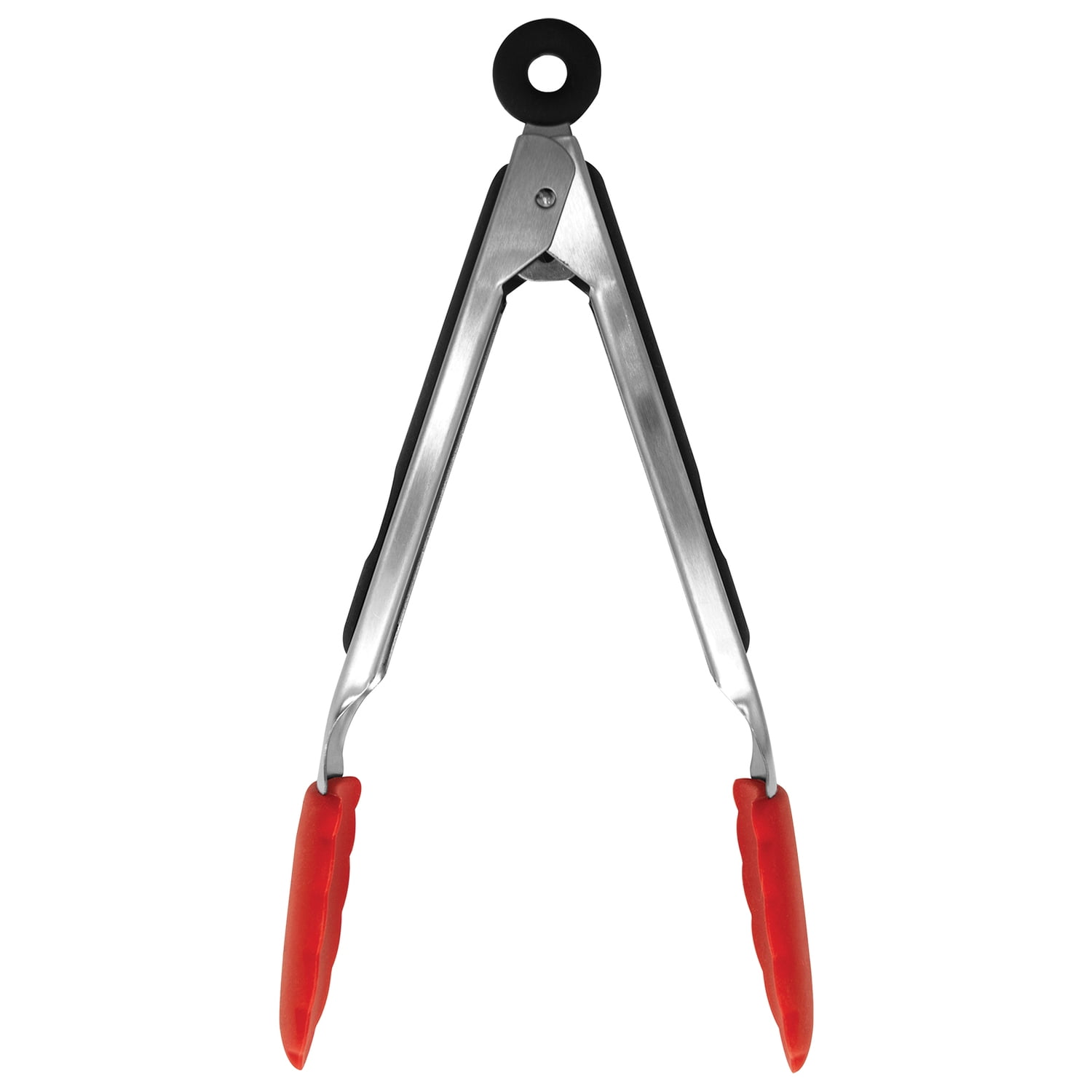 Starfrit 093290-006-NEW1 9 Inch Silicone Tongs, Red - Walmart.com