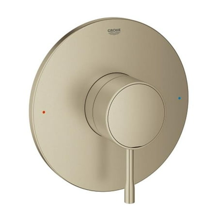 Brushed Nickel Pressure Balance - Grohe 19347EN1 Essence Pressure Balance Mixing Trim, Brushed Nickel