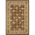 thumbnail image 3 of SAFAVIEH Lyndhurst Mason Floral Border Area Rug, Brown, 5'3" x 7'6", 3 of 7