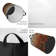 thumbnail image 2 of Balery Rose Cute Guinea Pig Cesta de ropa redonda con asas, impermeable, independiente, para ropa, juguetes, dormitorio y familia-Small, 2 of 6
