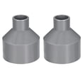 thumbnail image 1 of Acoplamiento reductor DWV Schedule 40 gris de 1 pulgada x 2-1/2 pulgadas, 2 piezas, 1 of 3