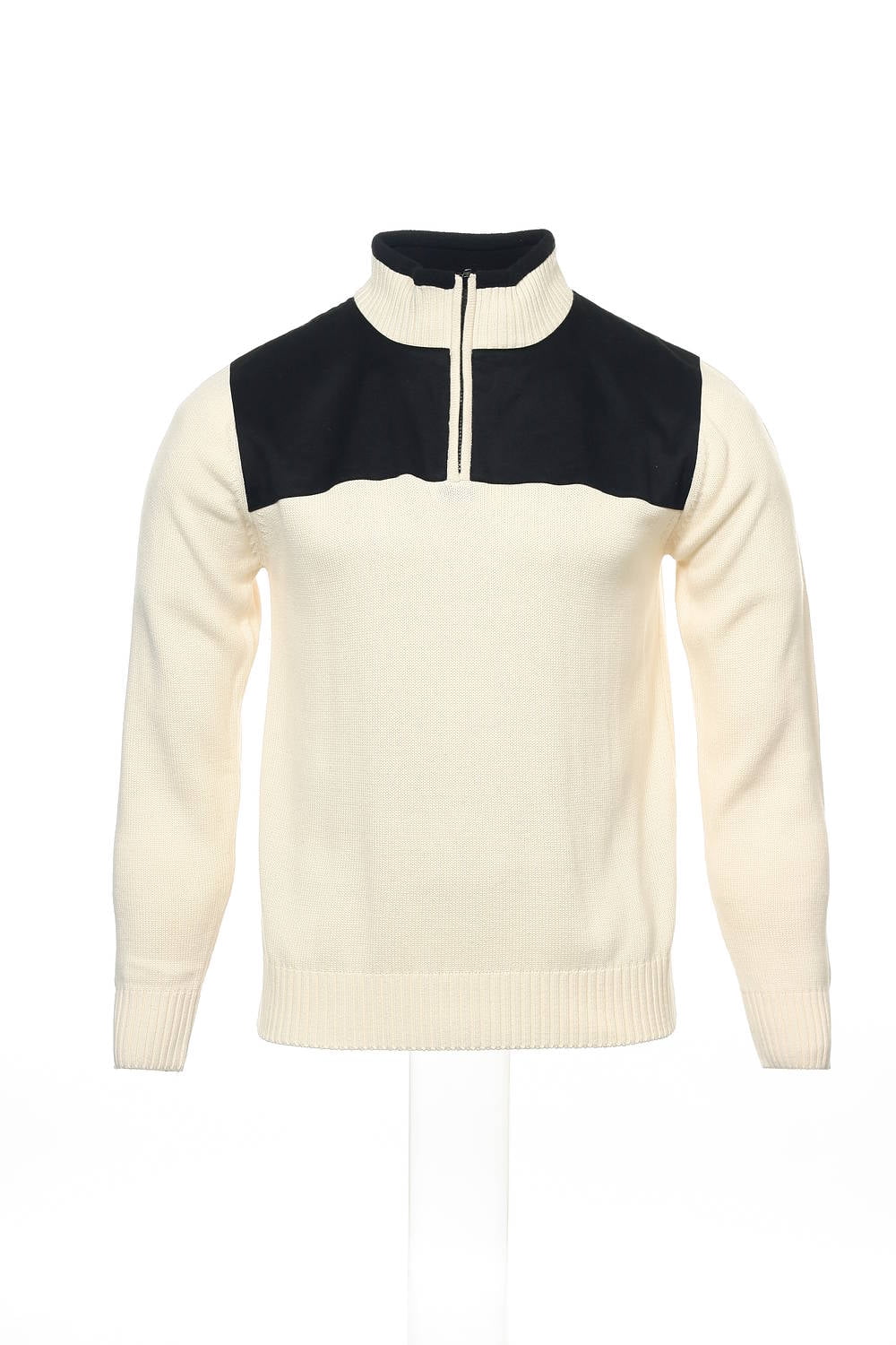 Field Gear Field Gear Men's Black Half Zip Sweater