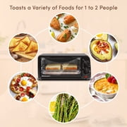Elite Gourmet ETO236 New 2 Slice Toaster Oven with Timer