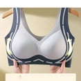 thumbnail image 4 of JIUWEN Smoothing Bra Anti Sagging Wireless Push Up Bras for Women No Underwire Full Coverage Bra Comfy Bras-Navy-40,Bra Underoutfit,Seamless Bralette, 4 of 5