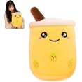 thumbnail image 1 of Juguete de peluche de té Boba de 9,8 pulgadas, almohada de felpa con burbujas de té de leche y perlas marrones, almohada de abrazo suave para el hogar, regalos (marrón, 9,8 pulgadas), 1 of 5