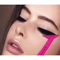 thumbnail image 5 of Eyeliner Stencils Pencil Liquid Waterproof Tool For Liner Makeup Brush Pen Stamp Thin Sharpener Cat Eyes Small Angled Wing Tip | Real Beginners Techniques Eye Shadow Lines Gel Eyebrow Pomade Black, 5 of 7