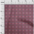 thumbnail image 2 of oneOone Georgette Viscose Red Fabric Tribal Craft Projects Decor Fabric Printed By The Yard 42 Inch Wide, 2 of 4