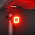 thumbnail image 1 of Luz trasera inteligente para bicicleta, inducción de freno recargable por USB, IPx4 Impermeable, luces de bicicleta, arranque y parada automáticos, luz trasera LED de 6 modos, 1 of 5