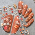 thumbnail image 5 of 5D Embossed Nail Art Stickers, 3D Floral Self-Adhesive Nail Decals, DIY Spring Nail Decoration for Women, 5 of 9