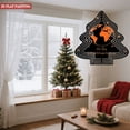 thumbnail image 4 of Stylish Metal Hanging Christmas Tree Wind Spinner - Concentric Circle Design with Earth Globe Perfect for Garden & Yard Decor, 4 of 7