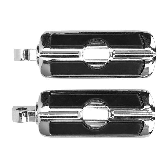 1 par de reposapiés de motocicleta estriberas antideslizantes accesorios de actualización de motocicleta Plata Jadeshay A