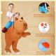 thumbnail image 4 of Disfraz inflable de capibara XYJKIDSES para niños de 6 a 12 años, 4 of 7