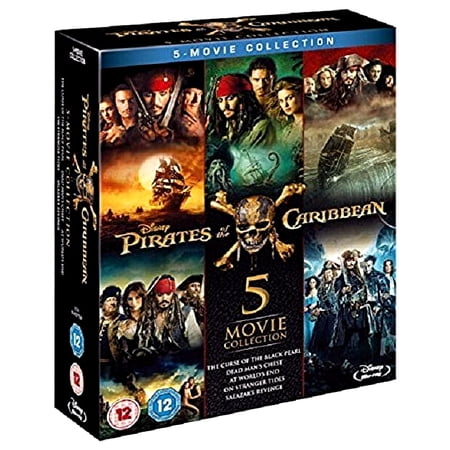 Pirates of The Caribbean 5-Movie Collection (Blu-Ray) Region Free