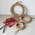 thumbnail image 2 of Insulated Coaster Ring Heat Resistance Linen Weaving Insulation Pad for Hot Pot Cup, 2 of 5