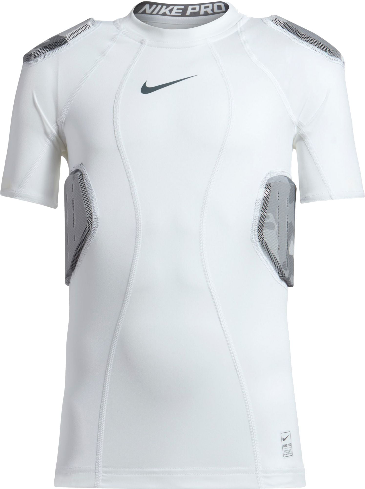 Uitdaging Hover Subtropisch Nike Youth Pro Combat Hyperstrong 4-Pad Camo Football Shirt - Walmart.com