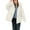 Beige, variant on Women's Short Puffer Jacket, Hooded Quilted Coat, Casual Bomber Style Outerwear, Lightweight Warm Winter Coat, Loose Fit Cropped Padded Jacket, Everyday Wear Beige L