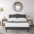 thumbnail image 2 of VECELO 3-Piece Bedroom Sets Upholstered Bed Frame and 2 Nightstand, 2 of 8